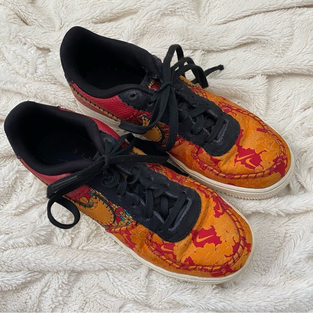 Nike Air Force 1 Low Chinese New Year Grade School sneakers Sz 5Y - Picture 2 of 8